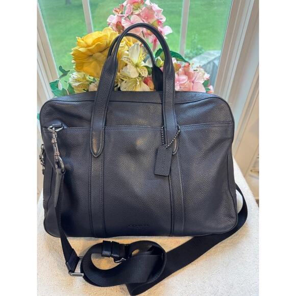 Coach Metropolitan Soft Briefcase In Pebbled Leather 72318 (PU110 - Picture 1 of 9
